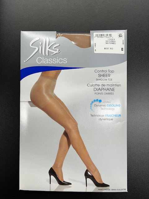 Silks Beautiful-Run Resistant Control Top Pantyhose