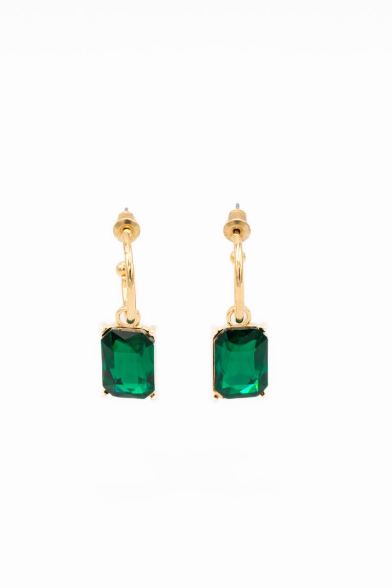 Drop earrings store green