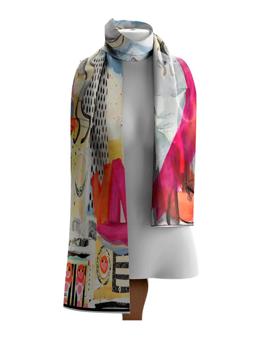 Dolcezza Lightweight Scarf “Totem” 74903