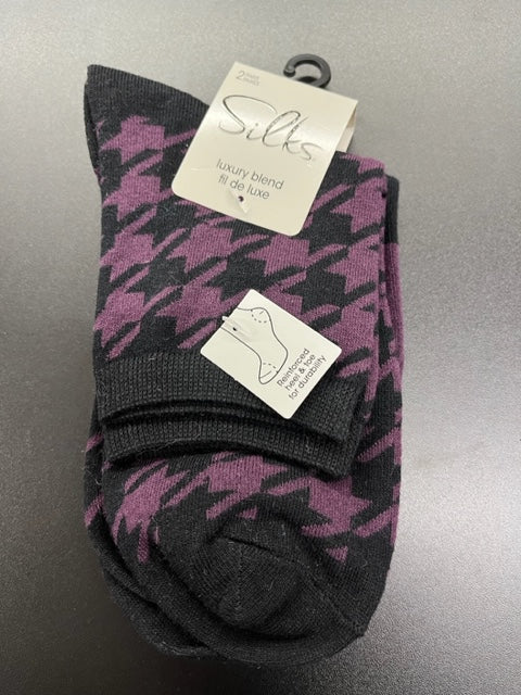 Silks Luxury Blend Crew Socks 89443Y